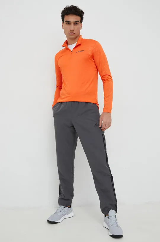 Αθλητική μπλούζα adidas TERREX πορτοκαλί