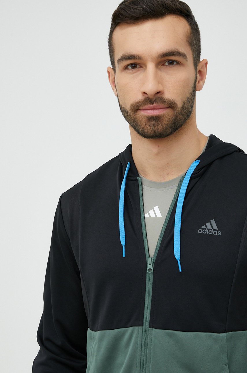 Спортивный костюм adidas Performance мужской цвет чёрный | ANSWEAR.ua