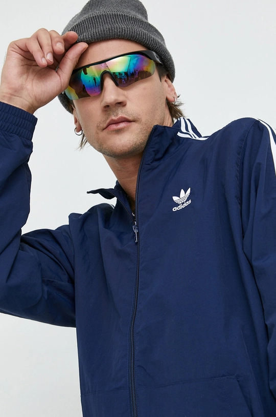 sötétkék adidas Originals rövid kabát