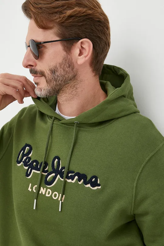 πράσινο Βαμβακερή μπλούζα Pepe Jeans