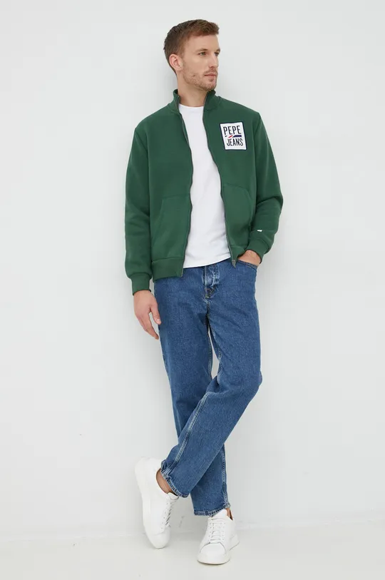 Μπλούζα Pepe Jeans πράσινο