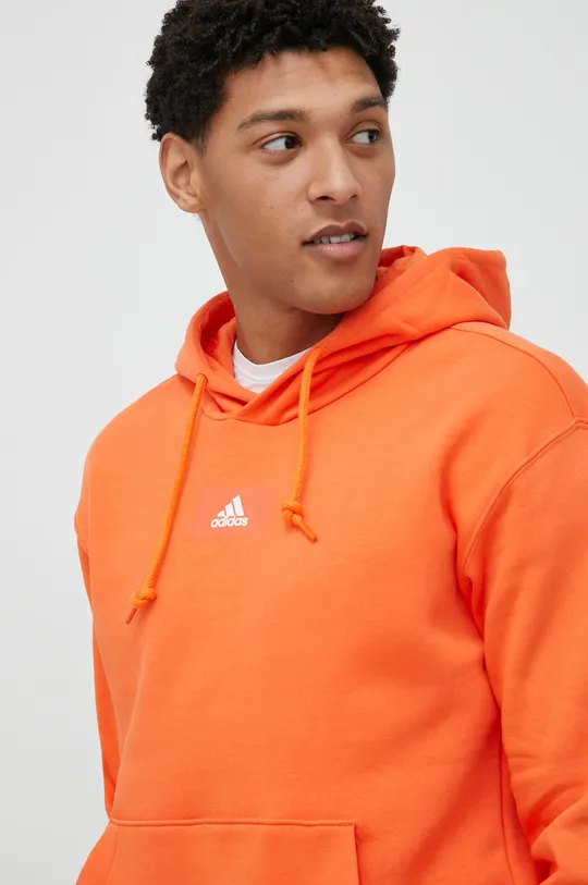 pomarańczowy adidas bluza