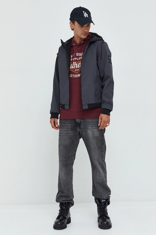 Produkt by Jack & Jones felső burgundia