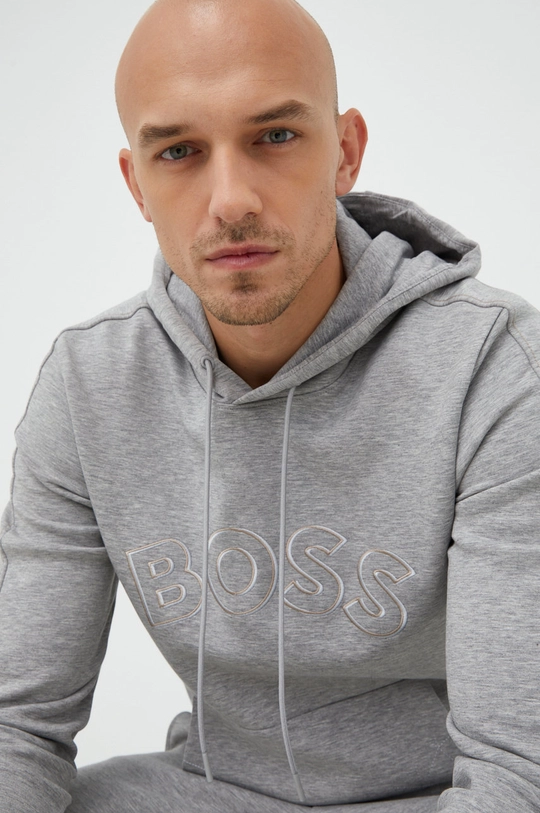 szürke BOSS felső Boss Athleisure