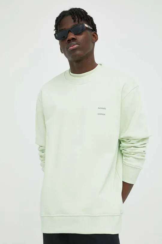 green Samsoe Samsoe cotton sweatshirt Men’s