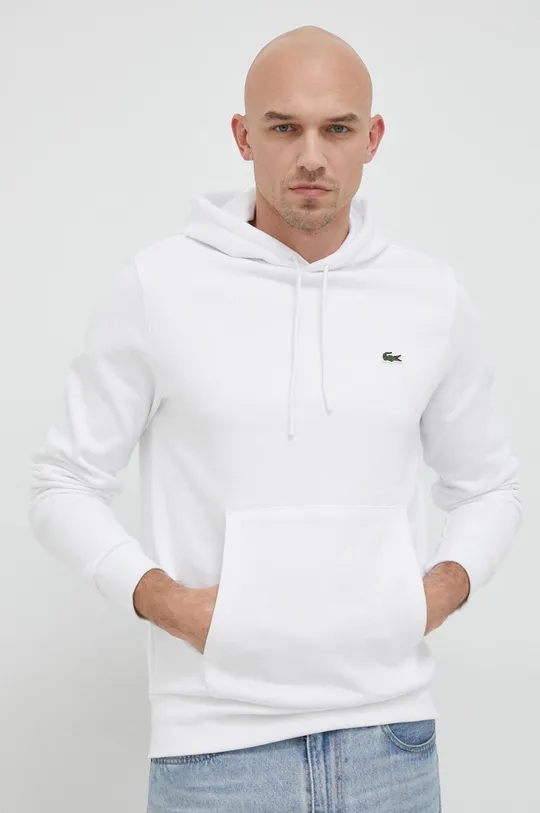 white Lacoste sweatshirt Men’s