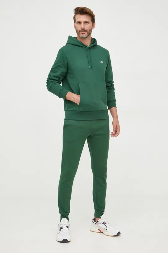 Lacoste felpa con verde SH9623