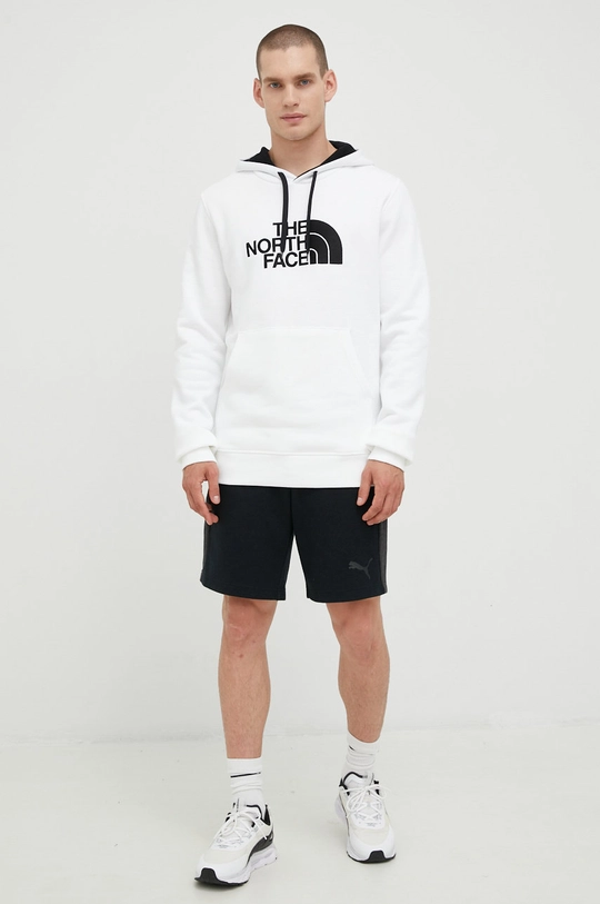 The North Face cotton sweatshirt white