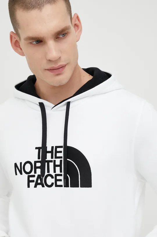 λευκό Βαμβακερή μπλούζα The North Face