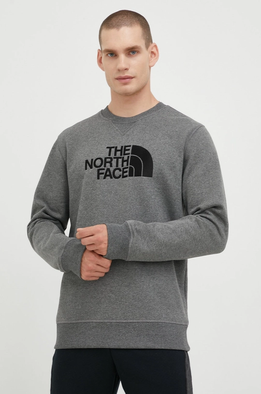 gray The North Face sweatshirt Men’s