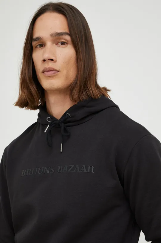 μαύρο Βαμβακερή μπλούζα Bruuns Bazaar