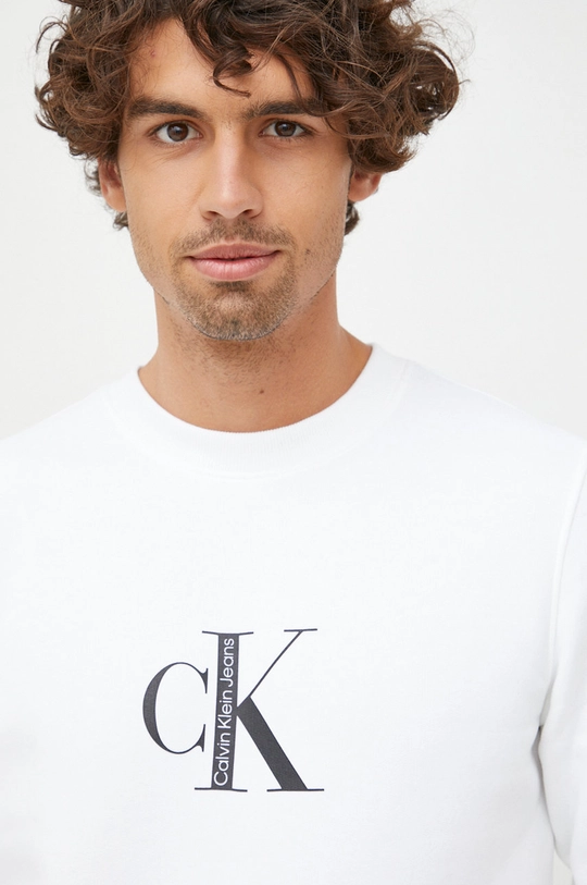 Μπλούζα Calvin Klein Jeans λευκό J30J321900.9BYY