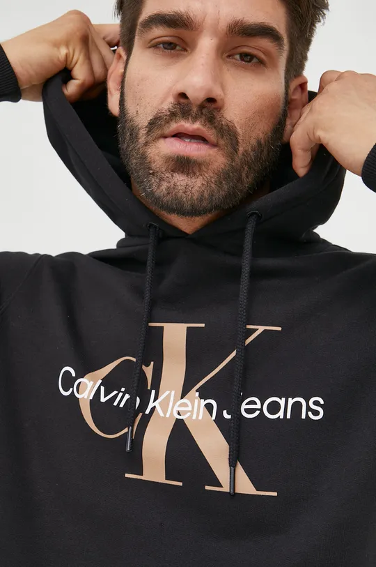 чорний Бавовняна кофта Calvin Klein Jeans