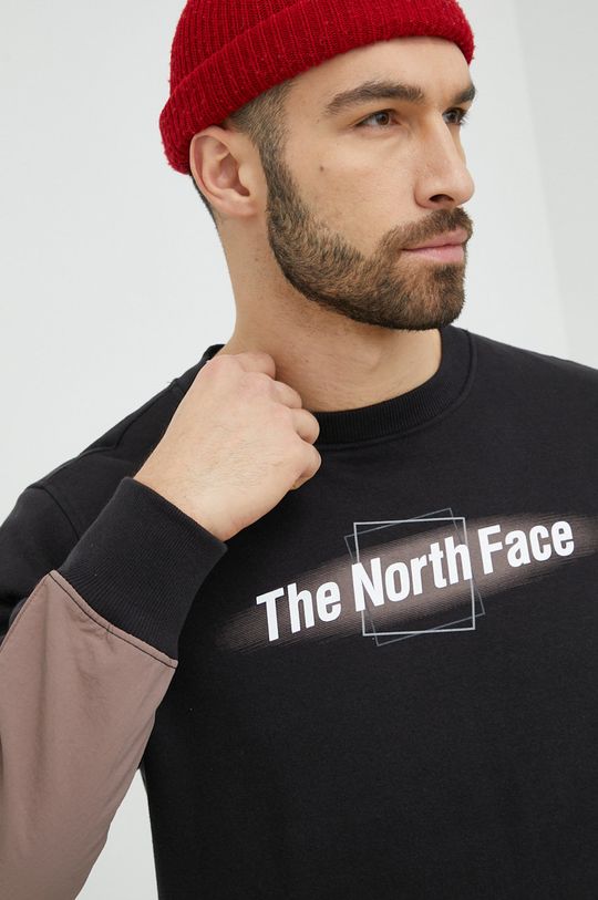 czarny The North Face bluza Męski