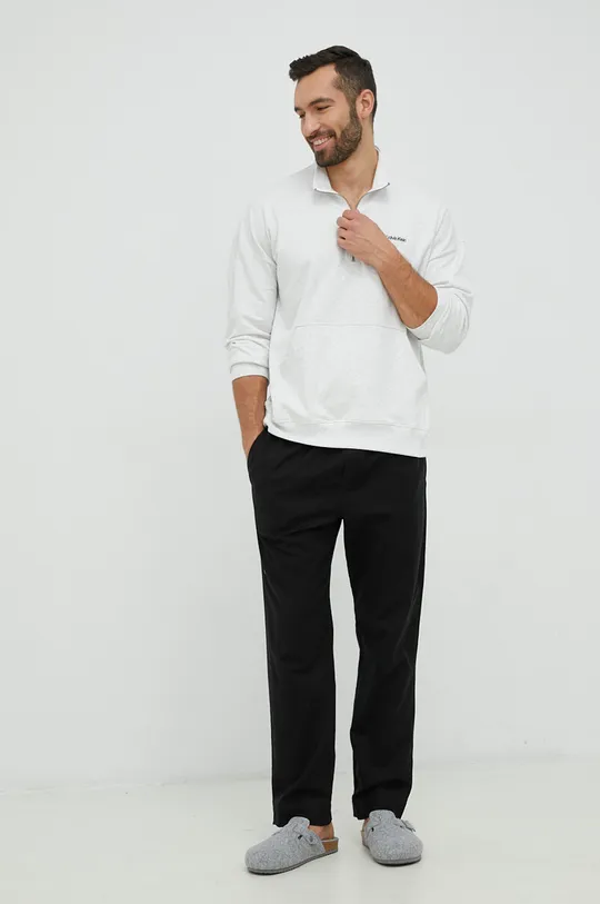 Піжамна кофта Calvin Klein Underwear сірий