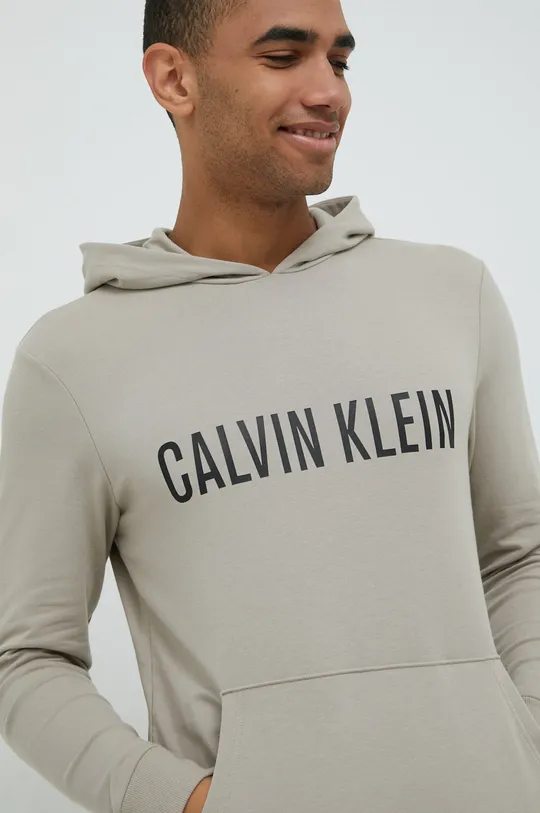 beżowy Calvin Klein Underwear bluza piżamowa