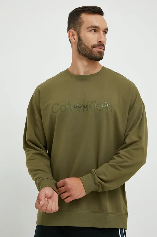 зелений Піжамна кофта Calvin Klein Underwear Чоловічий