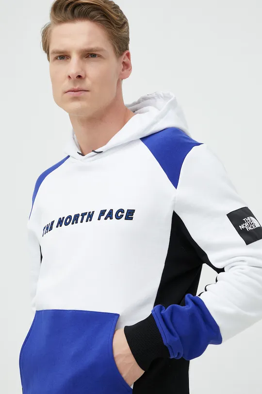λευκό Βαμβακερή μπλούζα The North Face Ανδρικά