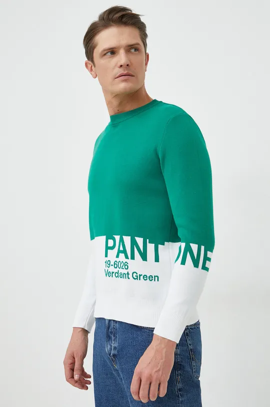 zielony United Colors of Benetton sweter Męski