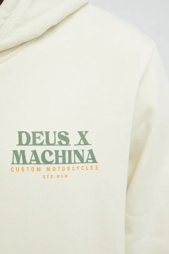 beige Deus Ex Machina felpa in cotone