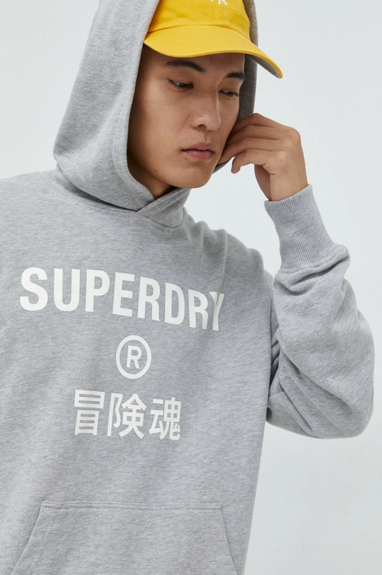 sivá Mikina Superdry