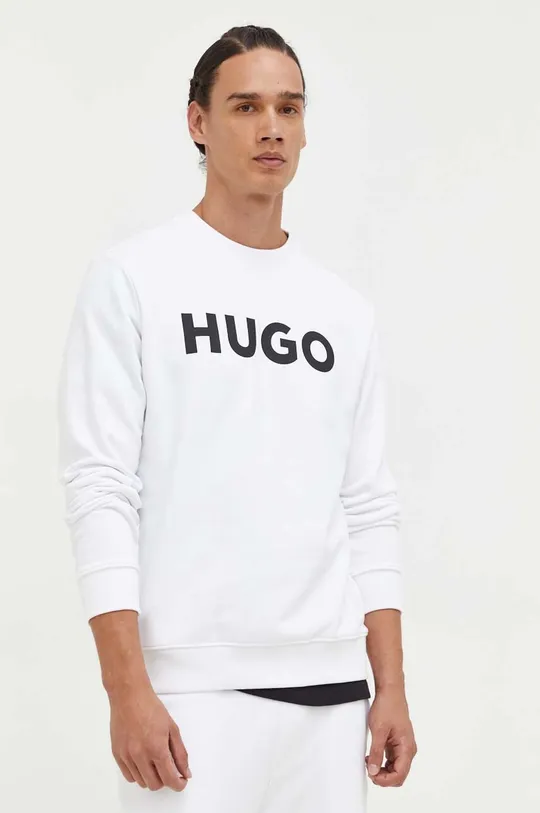 biały HUGO bluza bawełniana