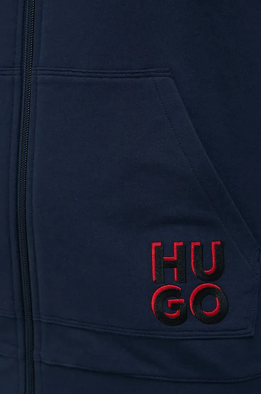 σκούρο μπλε Βαμβακερό φούτερ HUGO