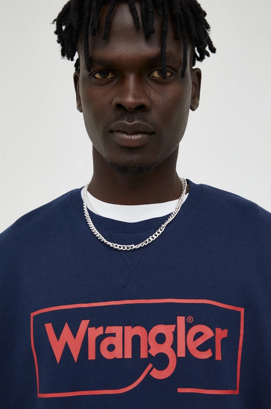 granatowy Wrangler bluza bawełniana