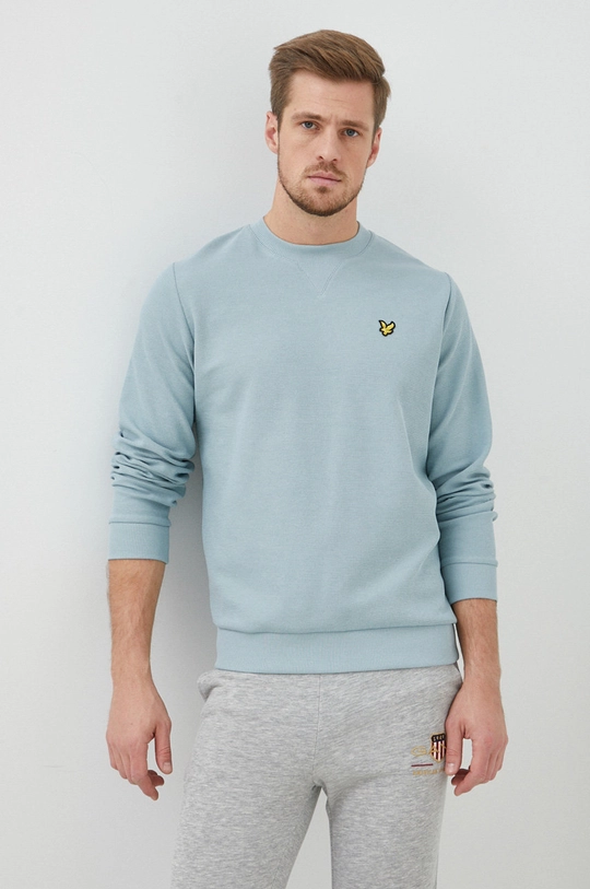 μπλε Μπλούζα Lyle & Scott