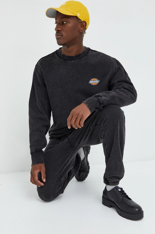 μαύρο Βαμβακερό παντελόνι Dickies