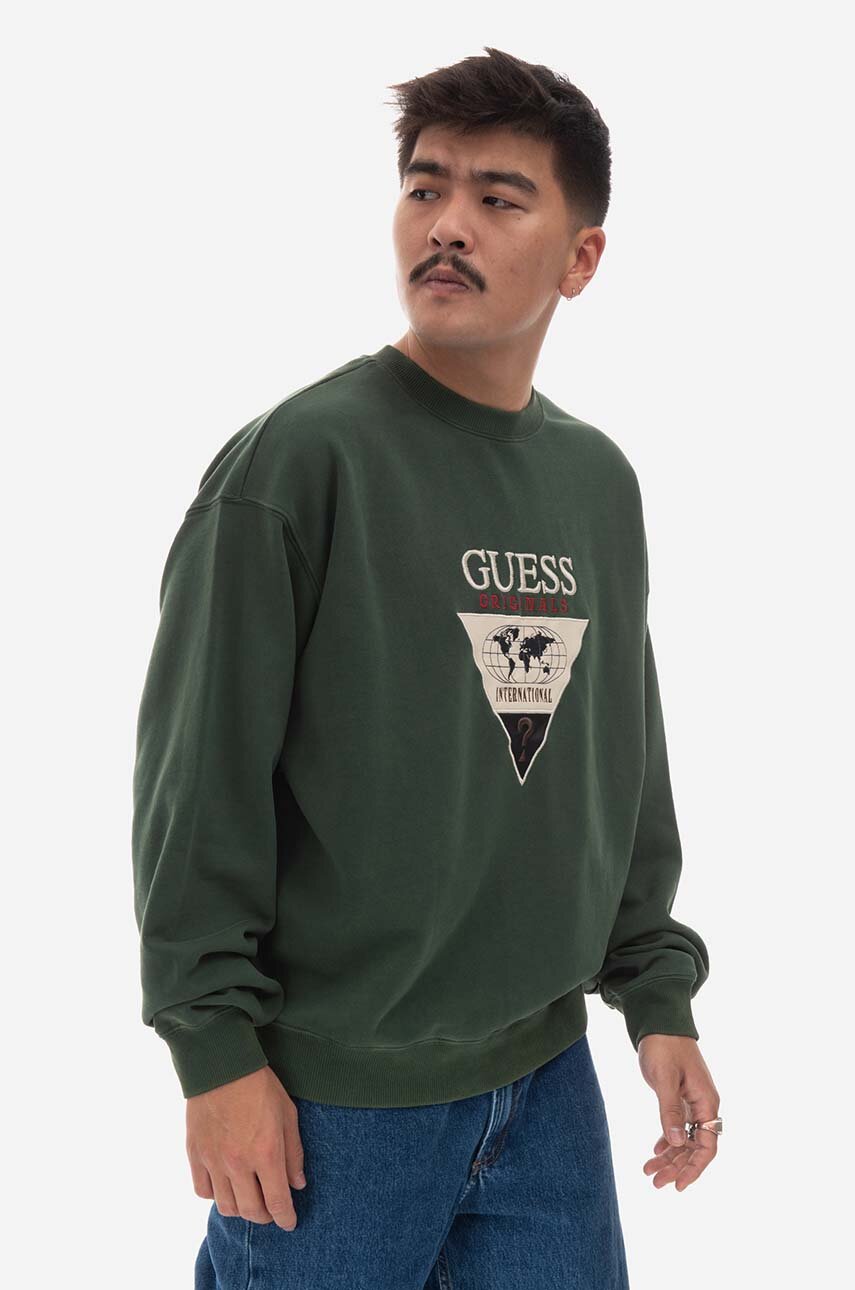 Guess Originals bluza Go Ryan zielony
