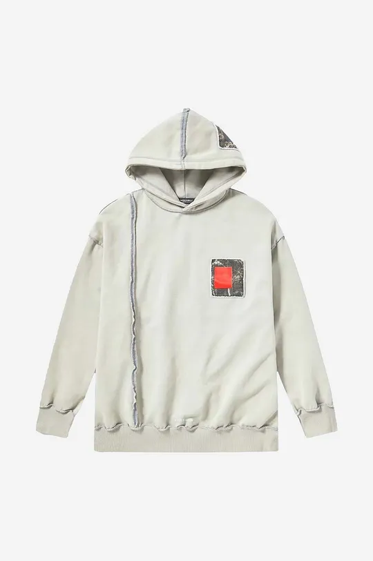 gri A-COLD-WALL* hanorac de bumbac Relaxed Cubist Hoodie