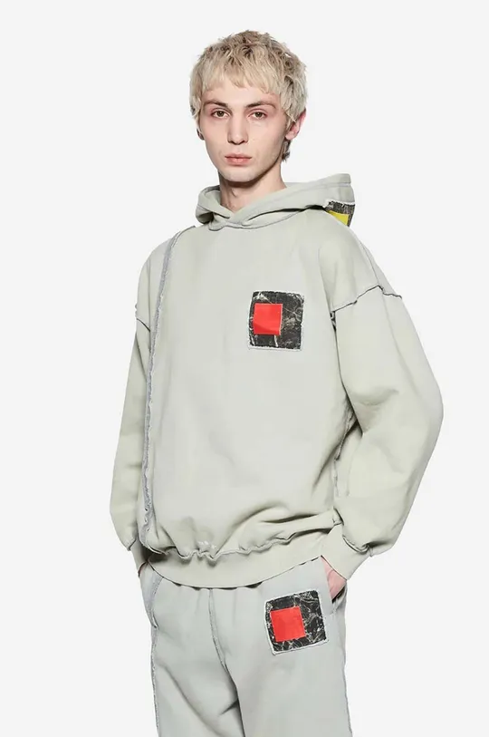 Хлопковая кофта A-COLD-WALL* Relaxed Cubist Hoodie