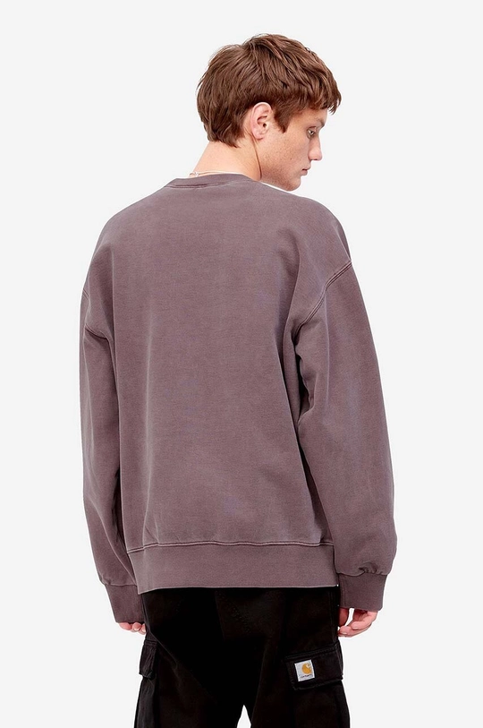 Carhartt WIP cotton sweatshirt Carhartt WIP Vista Sweat I029522 DARK PLUM  100% Cotton