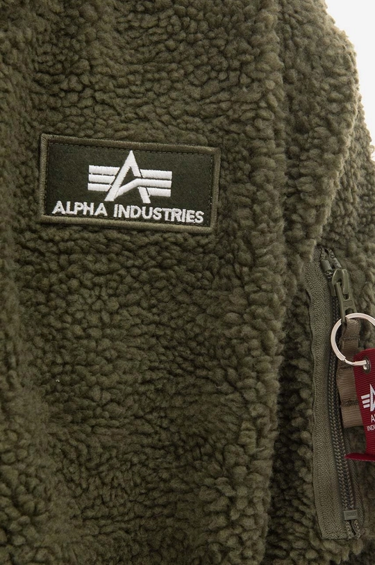 λευκό Βαμβακερή μπλούζα Alpha Industries Teddy Hoody