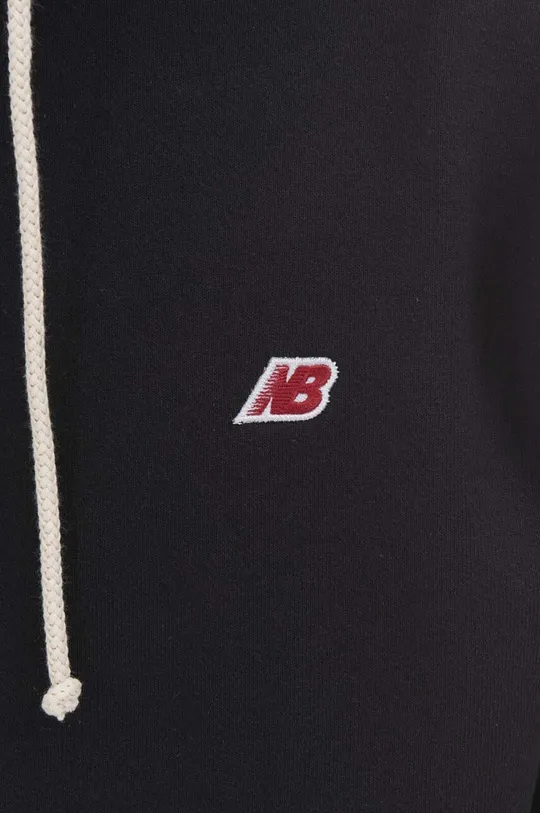 black New Balance cotton sweatshirt Made On USA Hoodie