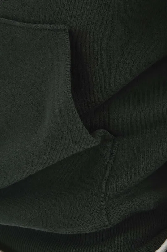 zielony New Balance bluza bawełniana Made In USA Hoodie