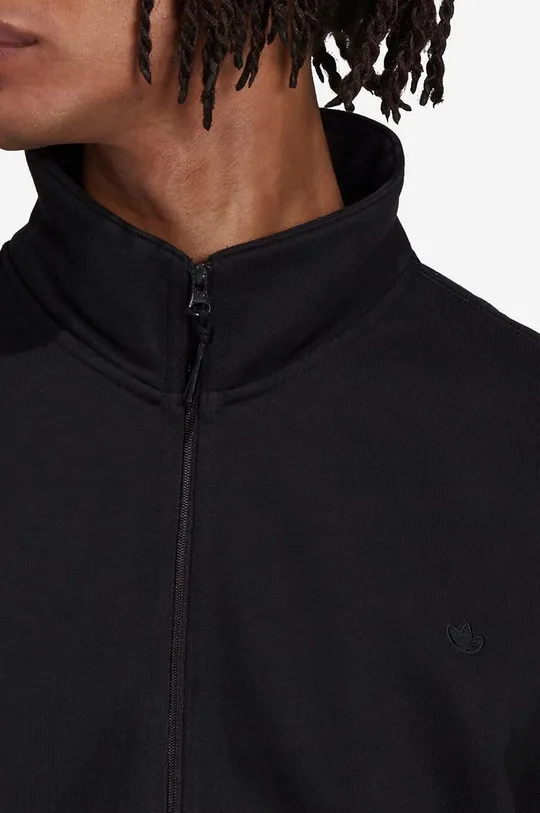 fekete adidas Originals felső Adicolor Contempo Half-Zip Crew Sweatshirt
