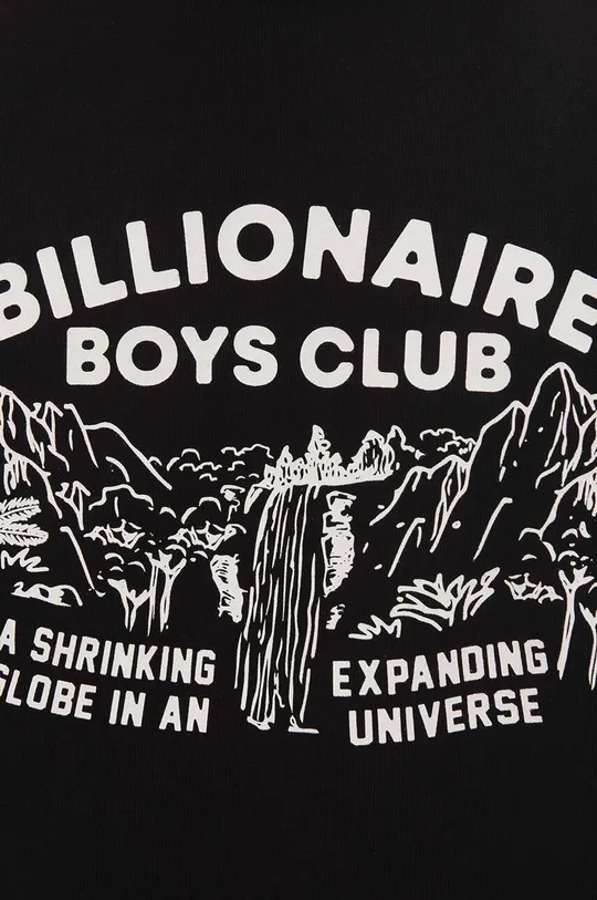 czarny Billionaire Boys Club bluza bawełniana Waterfall Popover Hood
