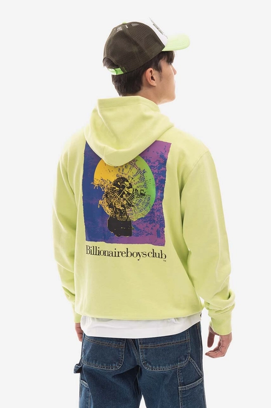 Bavlnená mikina Billionaire Boys Club Signal Popover Hood B22322 NAVY 100 % Bavlna