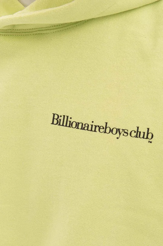 green Billionaire Boys Club cotton sweatshirt Signal Popover Hood