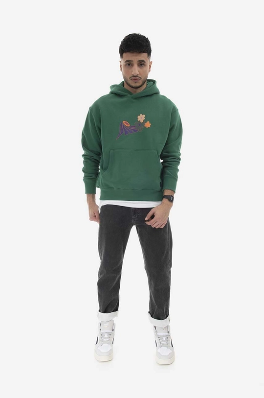 Puma cotton sweatshirt x P.A.M. green