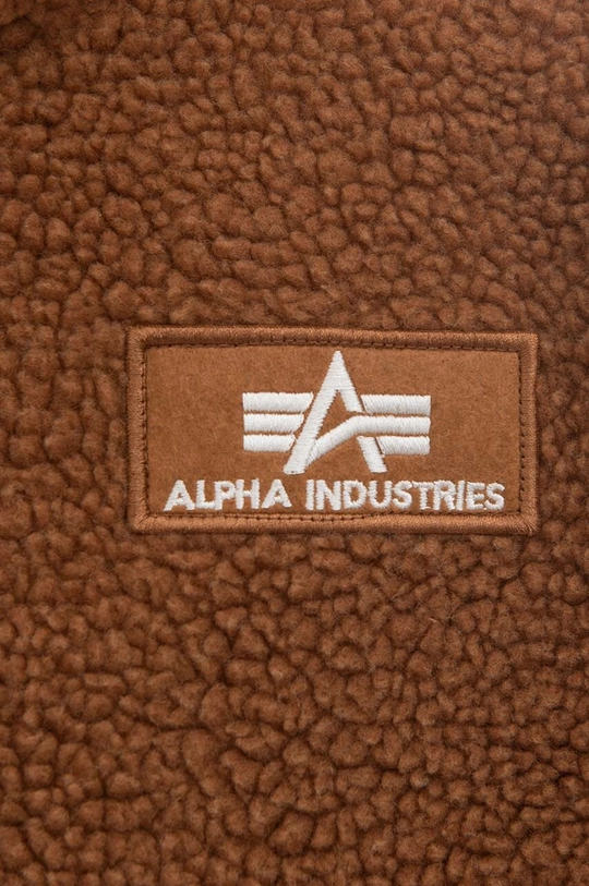 smeđa Dukserica Alpha Industries Polar Teddy