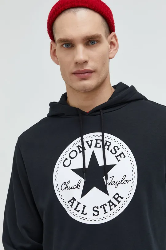 Converse sweatshirt  Basic material: 80% Cotton, 20% Polyester Hood lining: 100% Cotton