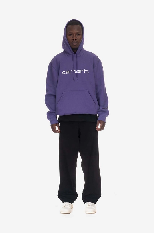 Carhartt WIP bluză Hooded Carhartt Sweat violet