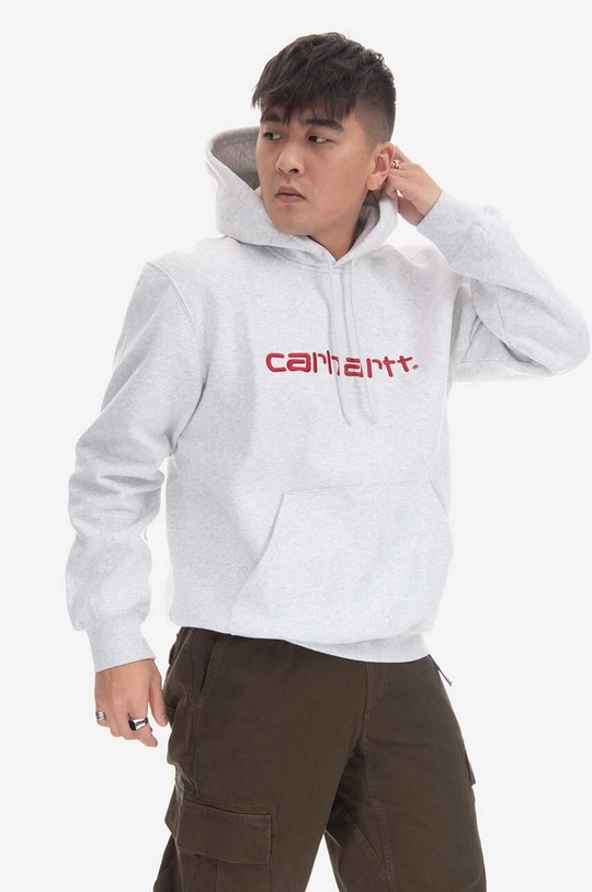 šedá Mikina Carhartt WIP Hooded Carhartt Sweat Unisex