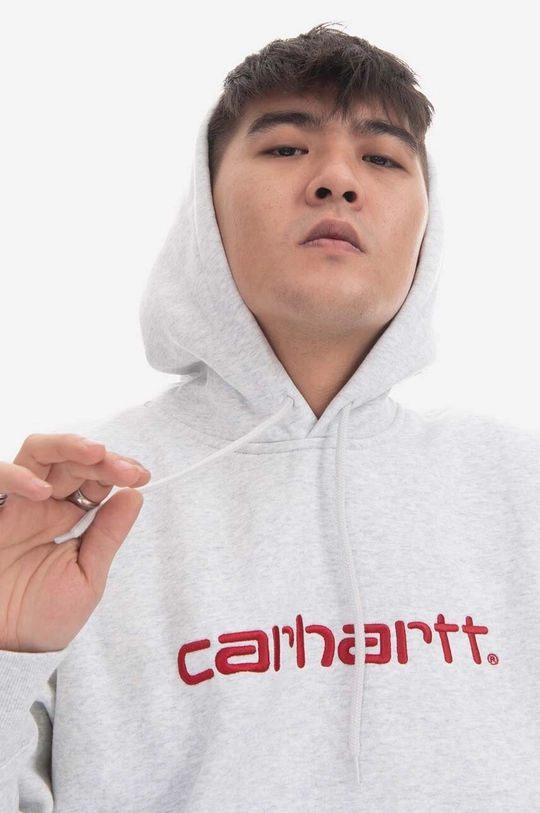 šedá Mikina Carhartt WIP Hooded Carhartt Sweat