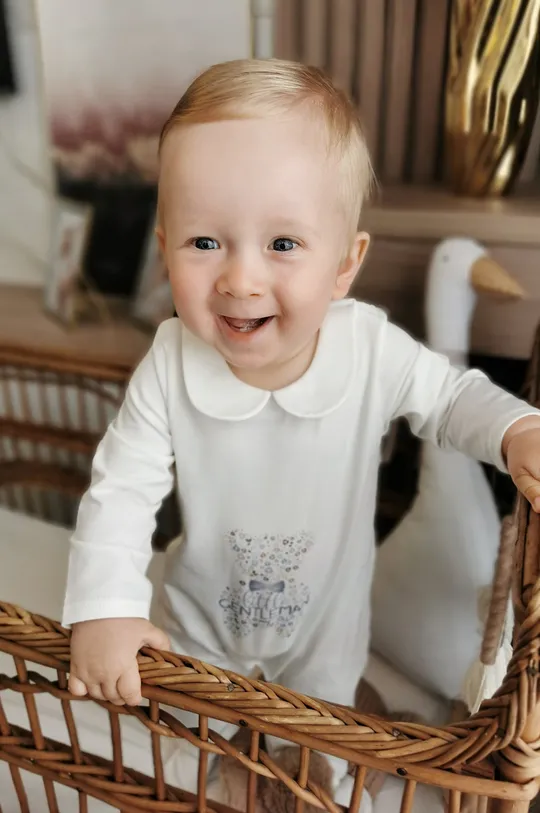 Jamiks Φόρμες με φουφούλα μωρού JANEK λευκό