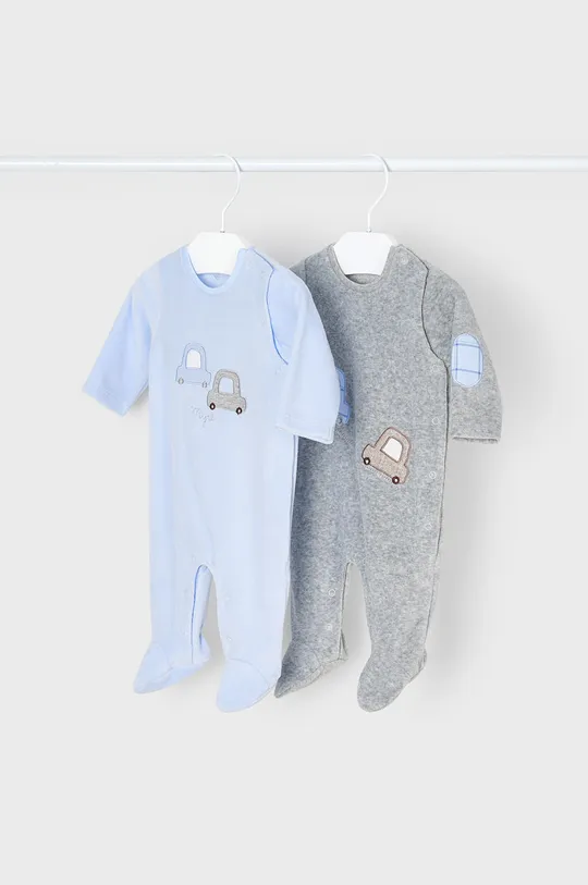 μπλε Mayoral Newborn Φόρμες με φουφούλα μωρού (2-pack) Για αγόρια