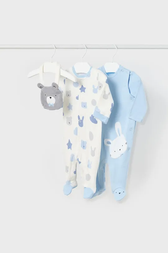 μπλε Mayoral Newborn Φόρμες μωρού (2-pack) + śliniak Για αγόρια
